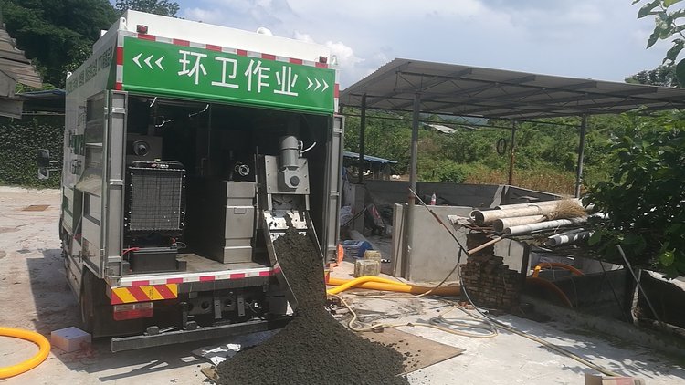 长倘口镇污泥干湿分离技术